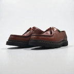 Paraboot MICHAEL Tyrolean Shoes, 26.5cm Leather Moccasin, Marche II Rubber Sole, 7153 14, Made in France