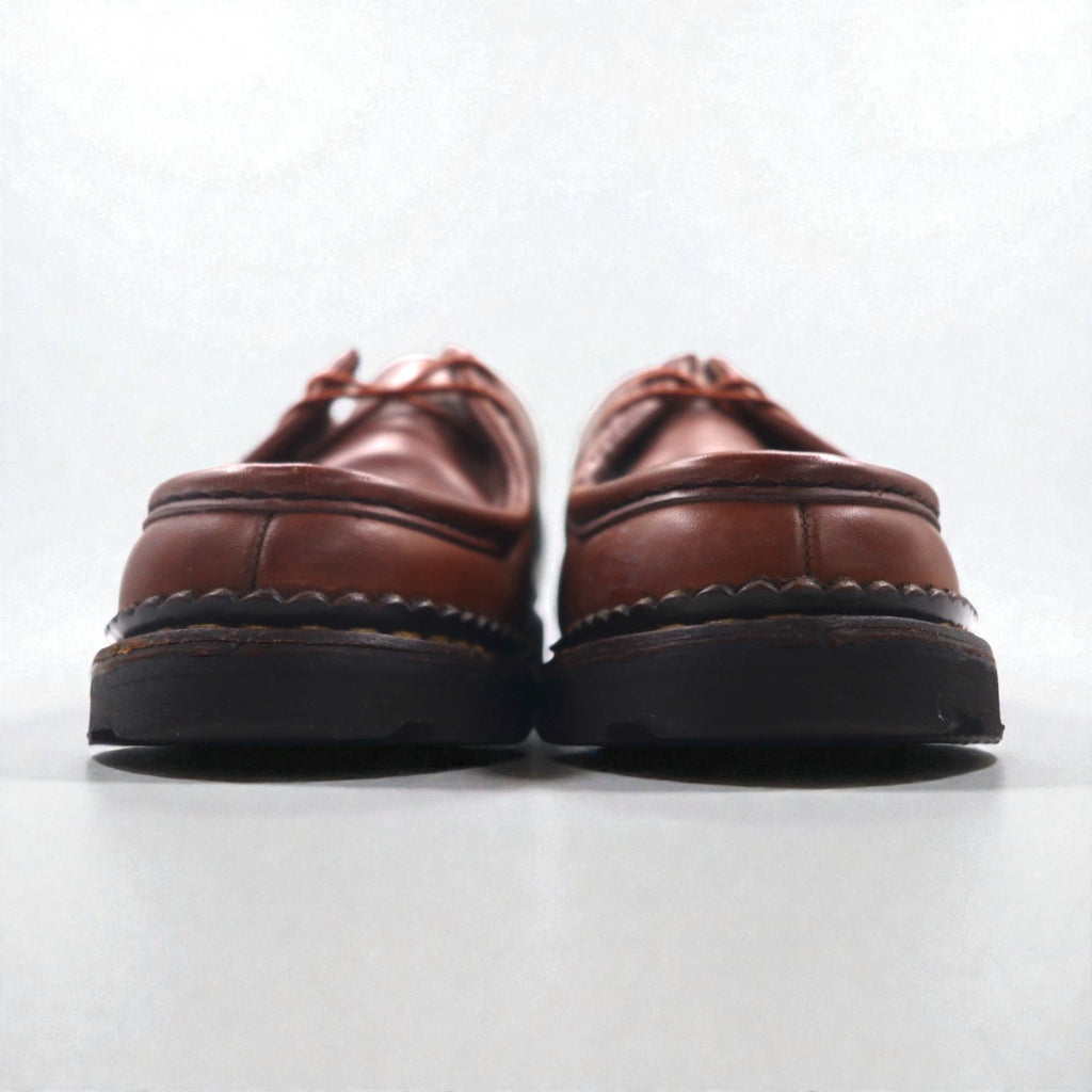 Paraboot MICHAEL Tyrolean Shoes, 26.5cm Leather Moccasin, Marche II Rubber Sole, 7153 14, Made in France