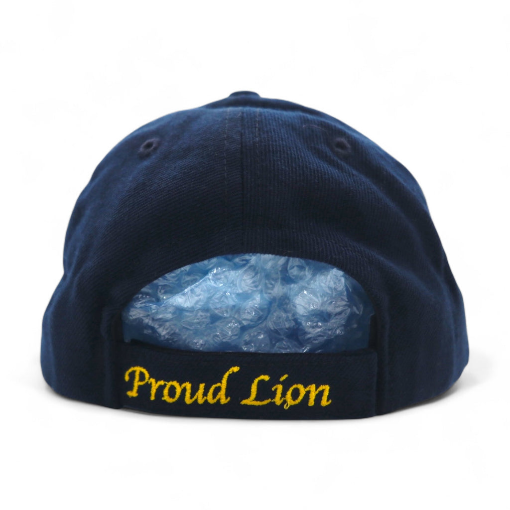 USA製 90年代 アメリカ海軍 USS PONCE キャップ FREE ベルト ネイビー ウール ギャバジン Proud Lion ミリタリー THE CORPS