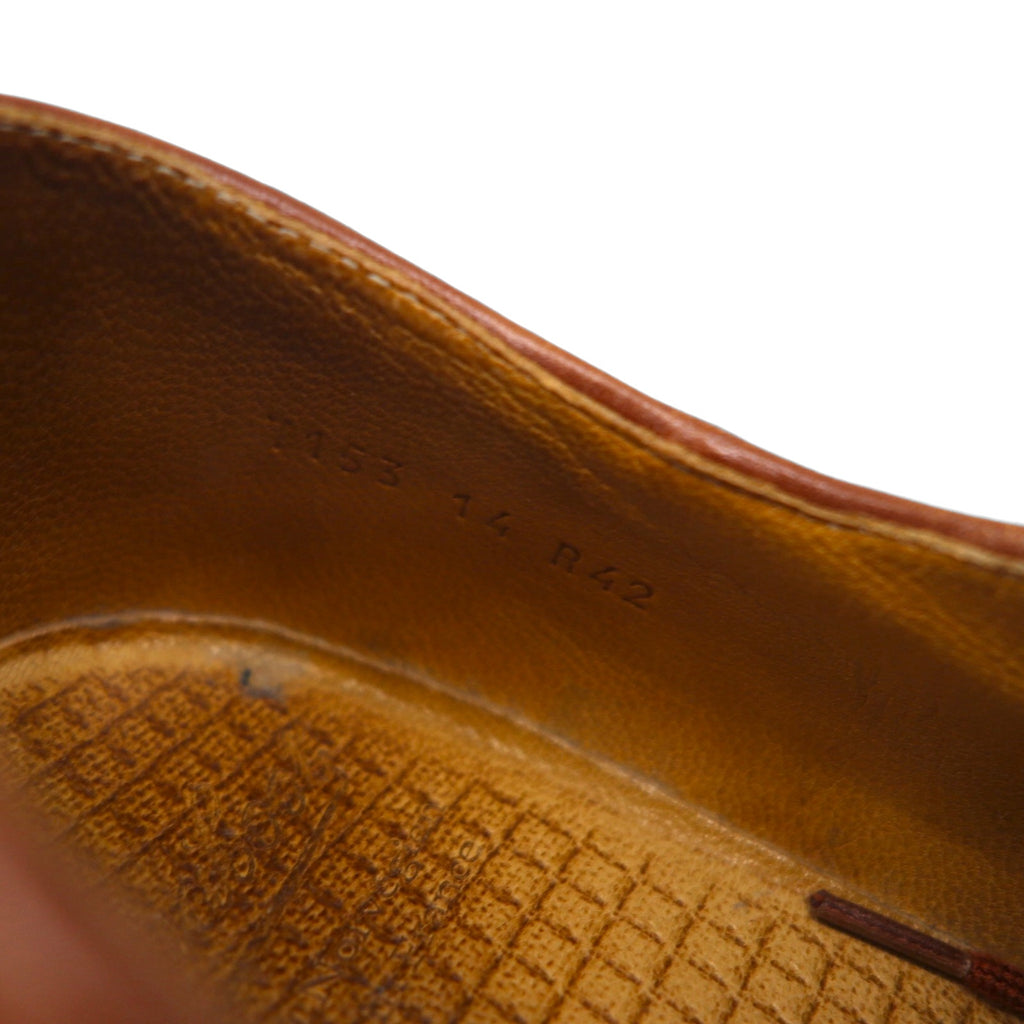 Paraboot MICHAEL Tyrolean Shoes, 26.5cm Leather Moccasin, Marche II Rubber Sole, 7153 14, Made in France