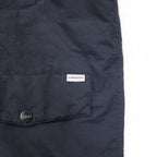 carhartt N-3B down jacket L black nylon padding detachable fur drawstring double zip ANCHORAGE PARKA