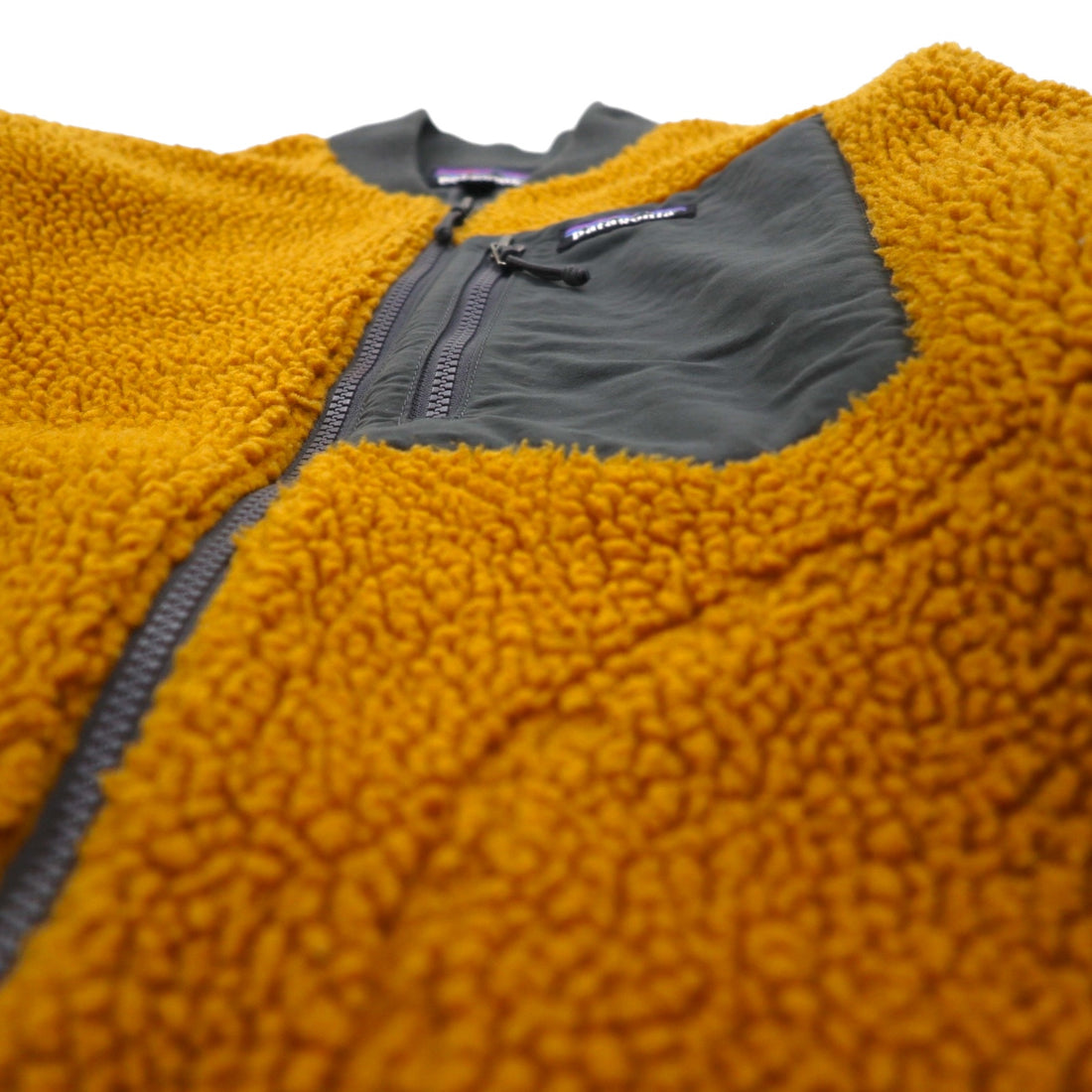 Patagonia Retro-X Bomber Jacket, Boa Fleece Medium, Mustard Brown, 22830