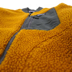 Patagonia Retro-X Bomber Jacket, Boa Fleece Medium, Mustard Brown, 22830