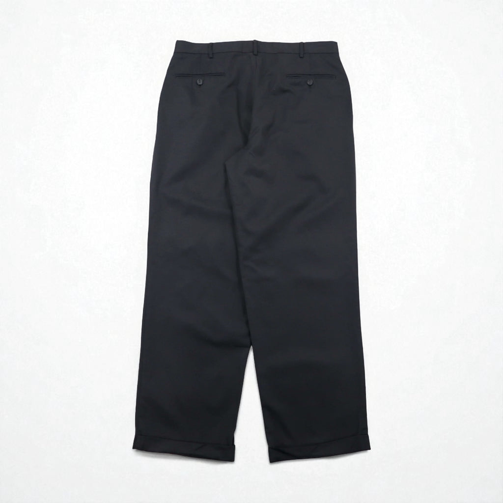 DOCKERS ( Levi's ) 00年代 2タック ワイド スラックスパンツ L グレー ポリエステル