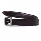 DOCKERS ( Levi's ) レザーベルト 46 / 115 ブラウン 17DK0298 シルバー バックル