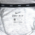 NIKE Dri-Fit Hoodie Long Sleeve T-Shirt M Gray L/S Hooded Training Top AO7579-012