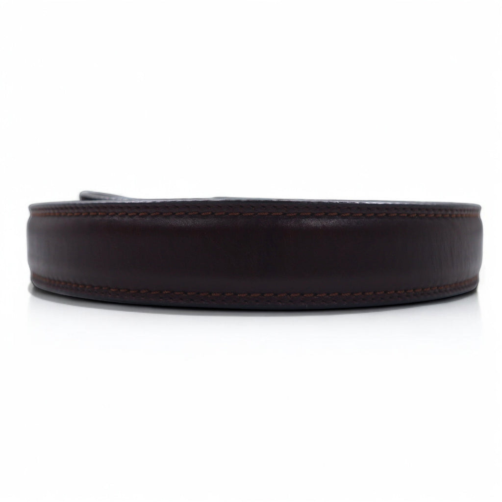 DOCKERS ( Levi's ) レザーベルト 46 / 115 ブラウン 17DK0298 シルバー バックル