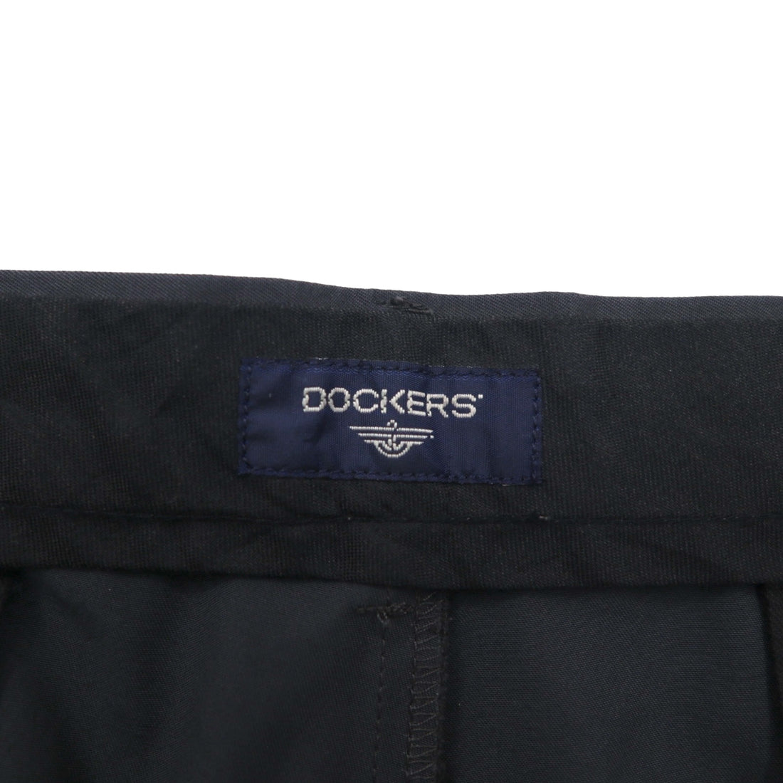 DOCKERS ( Levi's ) 00年代 2タック ワイド スラックスパンツ L グレー ポリエステル