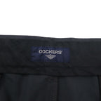 DOCKERS ( Levi's ) 00年代 2タック ワイド スラックスパンツ L グレー ポリエステル