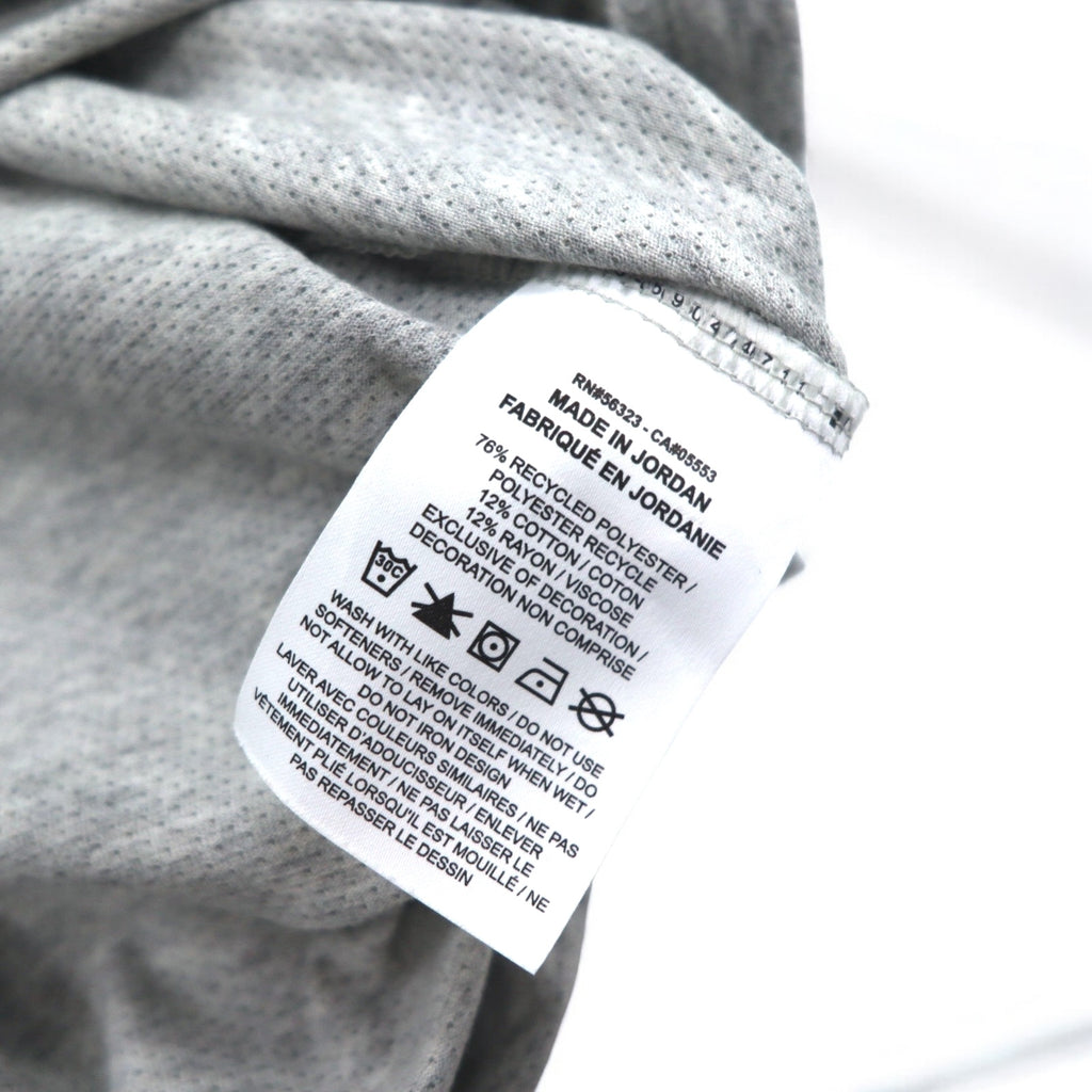 NIKE Dri-Fit Hoodie Long Sleeve T-Shirt M Gray L/S Hooded Training Top AO7579-012