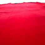 Polo by Ralph Lauren 90s single stitch pique T-shirt, L, red, cotton, small pony embroidery
