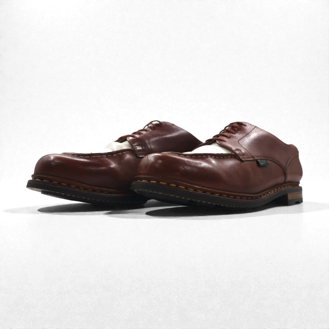 Paraboot Chambord U-Tip Combination Moccasin Shoes, Size 26.5cm, Vibram Sole, UNITED ARROWS Special Order, 12979 10, Made in France