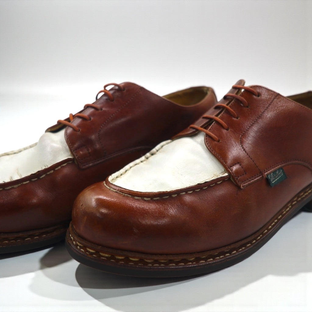 Paraboot Chambord U-Tip Combination Moccasin Shoes, Size 26.5cm, Vibram Sole, UNITED ARROWS Special Order, 12979 10, Made in France