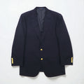 CHAPS Ralph Lauren 80年代 日本製 ブレザー テーラードジャケット M ネイビー ウール 紺ブレ 金ボタン