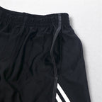 adidas 3ストライプ ショートパンツ ハーフパンツ M ブラック ポリエステル バスケットボール ゲームパンツ