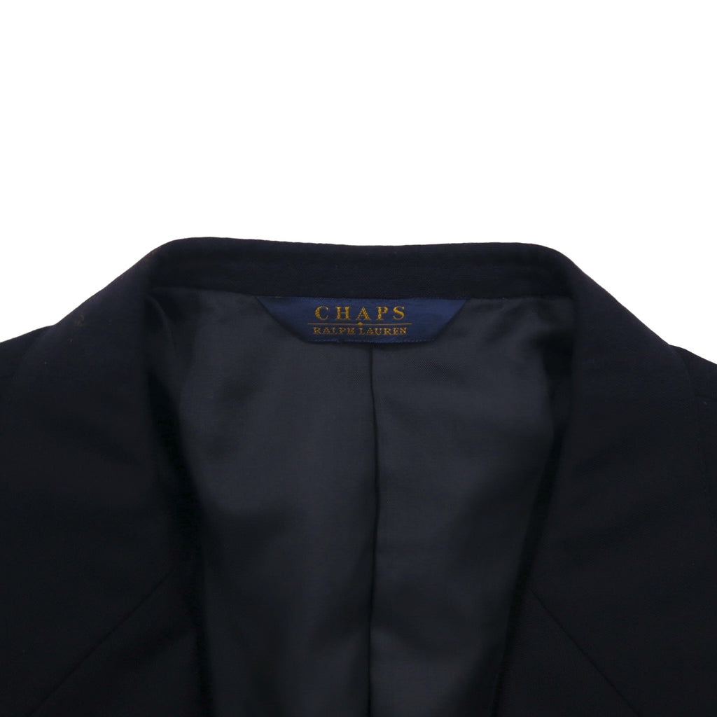 CHAPS Ralph Lauren 80年代 日本製 ブレザー テーラードジャケット M ネイビー ウール 紺ブレ 金ボタン