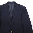 CHAPS Ralph Lauren 80年代 日本製 ブレザー テーラードジャケット M ネイビー ウール 紺ブレ 金ボタン