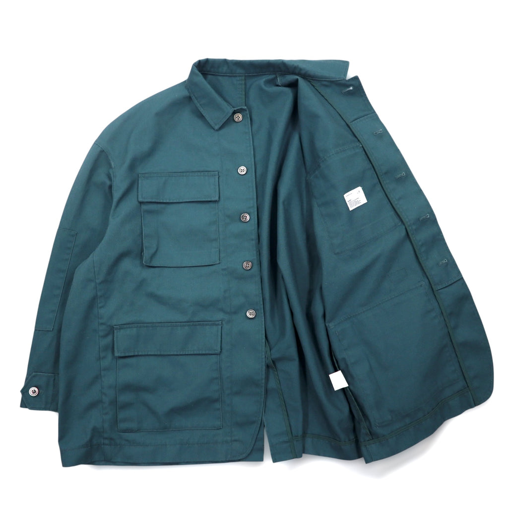scair x Dickies BDU Military Jacket L Green Polyester Cotton TC Twill
