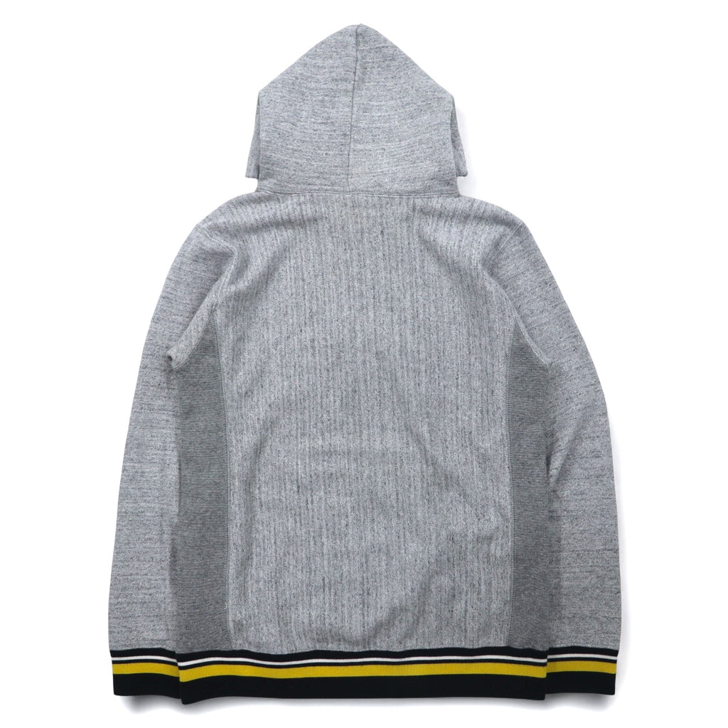 Champion Reverse Weave Rib Line Pullover Hoodie, Medium, Gray, Script Logo Embroidery, C8-S103