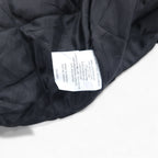 UNIVERSAL promotions Leather-switched Melton Stadium Jacket L Black Leather UNITED STEEL WORKERS