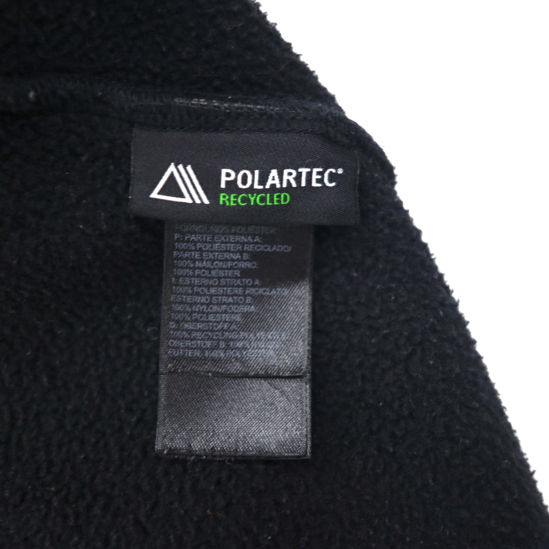 THE NORTH FACE POLARTEC Denali Fleece Jacket, Medium, Black Nylon Switching, Full Zip, High Neck, Drawcord