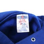 JERZEES College Print Pullover Hoodie L Blue Cotton HEMPFIELD SPARTANS TRACK