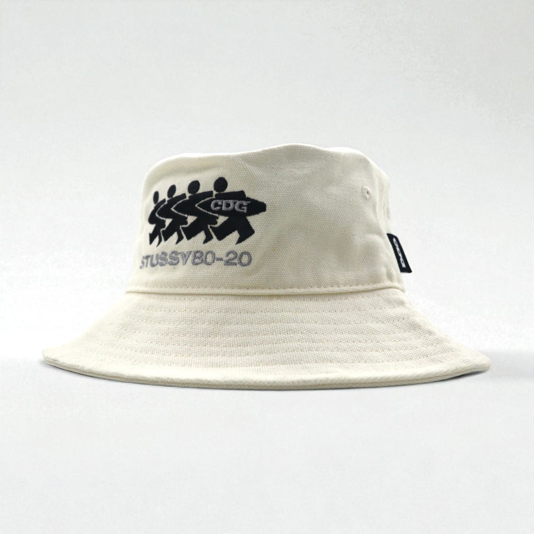 CDG (COMME des GARÇONS) x STUSSY canvas bucket hat, size S/M, CDG CANVAS BUCKET HAT 332104