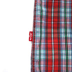 LEVI STRAUSS & Co. ユーロリーバイス クラシックフィット 半袖 シャツ XL レッド チェック コットン Button Replacement