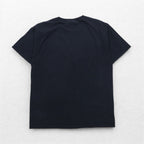 FRUIT OF THE LOOM 00s Skull Print T-Shirt L Black Cotton Fire Spirit