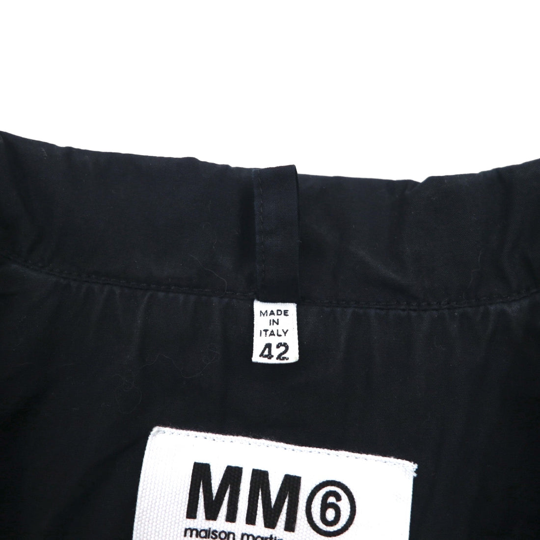 MM6 Maison Margiela Oversized Double-Breasted Tailored Jacket in Leather, XL Navy, Made Italy