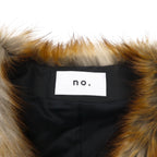 No. Fur Vest FREE Brown Eco-Fur and Eco-Leather Mouton 22-FW-KVT-01