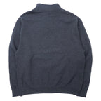 JERZEES Half-Zip College Sweatshirt, Large, Grey, Cotton, Fleece Lining, NCAA, OREGON STATE, Made in Honduras