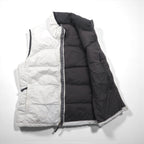 THE NORTH FACE Nuptse 700 Fill Power Down Vest, Medium, White Nylon, US Standard