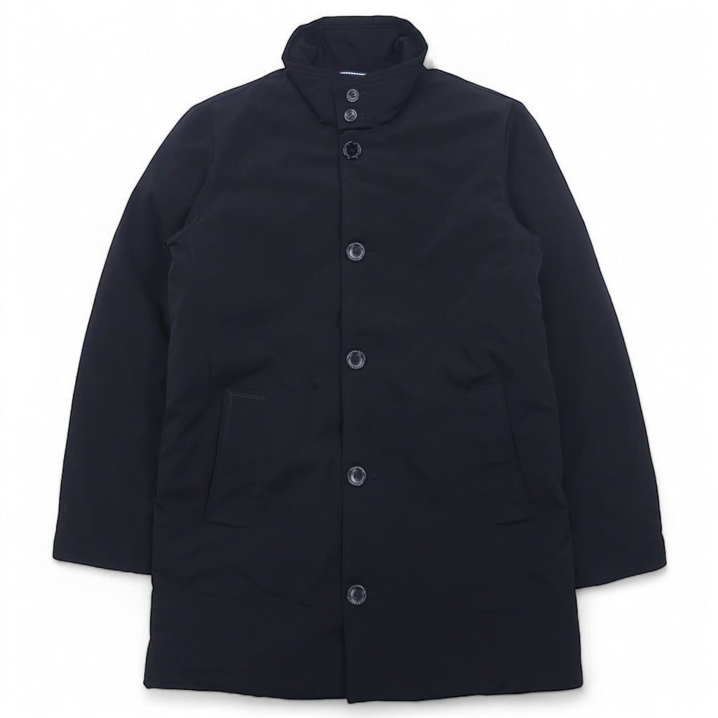 日本然リトテ-古着オンライン-NAUTICA スタンドカラー ダウンジャケット コート S ブラック ポリエステル-NAUTICA Stand collar Puffer Jacket Coat S Black Polyester
