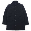 日本然リトテ-古着オンライン-NAUTICA スタンドカラー ダウンジャケット コート S ブラック ポリエステル-NAUTICA Stand collar Puffer Jacket Coat S Black Polyester