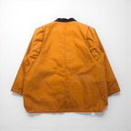 CRAFTSMAN 90s Duck Work Jacket Coverall 2XL Camel Brown Padded Drawcord Corduroy Collar