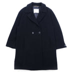 日本然リトテ-古着オンライン-Burberrys スペイン製 カシミヤ チェスターコート M ブラック ウール WOOL & CASHMERE-Burberrys Spain Made Cashmere Coat M Black Wool WOOL & CASHMERE