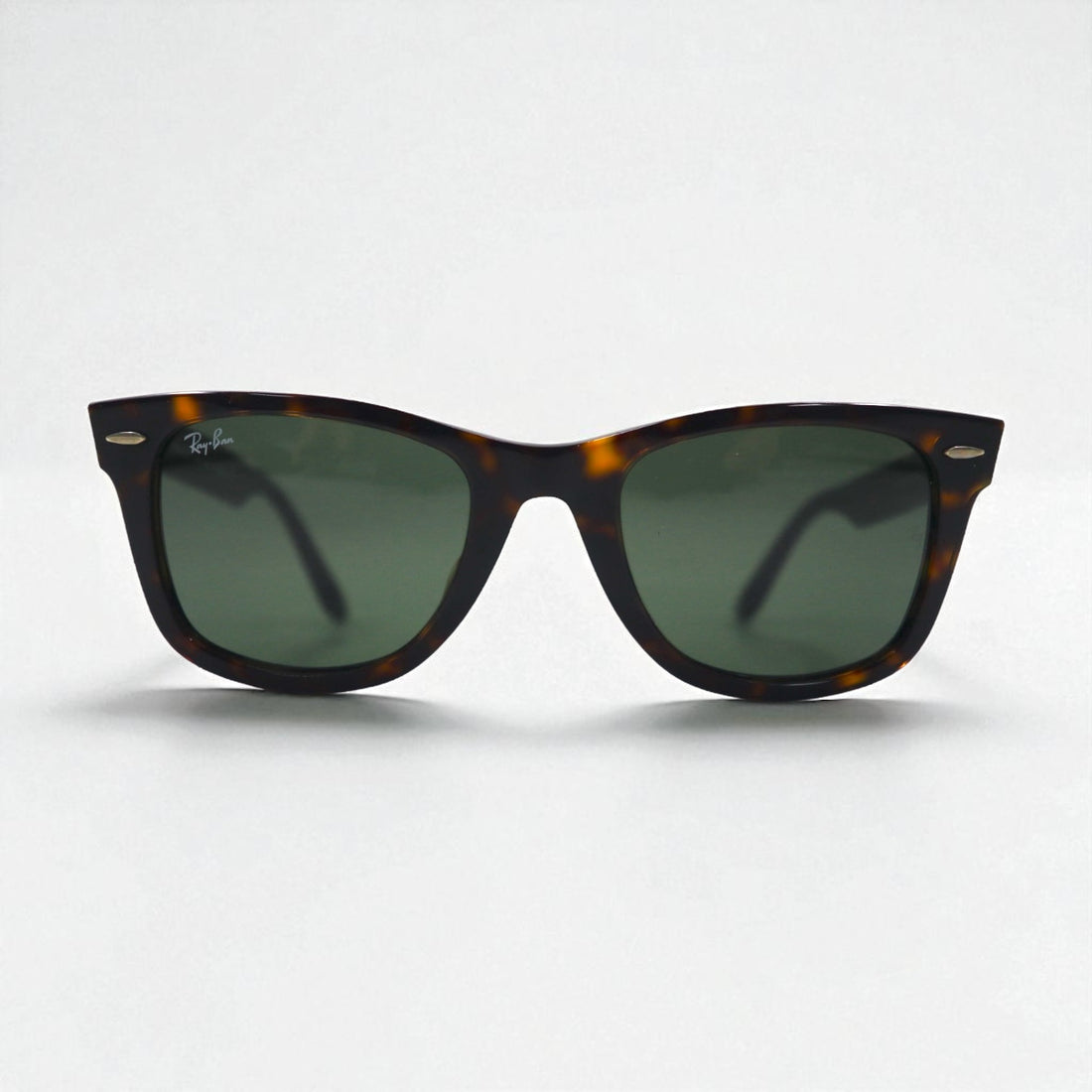 Ray-Ban Wayfarer Wellington Sunglasses, Brown Tortoiseshell, RB2140-F, 902 52-22 3N, Made in Italy