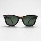 Ray-Ban Wayfarer Wellington Sunglasses, Brown Tortoiseshell, RB2140-F, 902 52-22 3N, Made in Italy