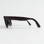 Ray-Ban Wayfarer Wellington Sunglasses, Brown Tortoiseshell, RB2140-F, 902 52-22 3N, Made in Italy