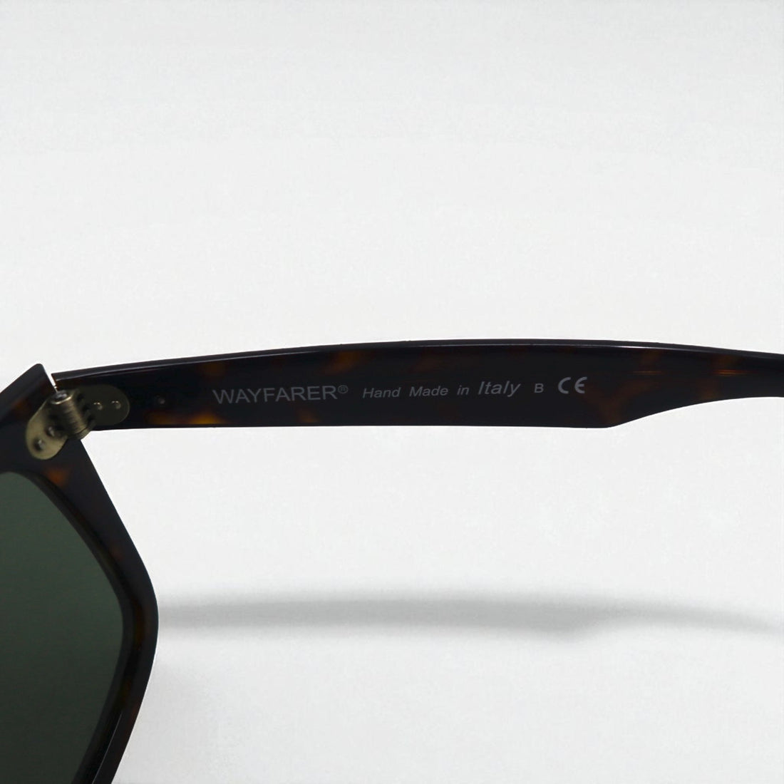 Ray-Ban Wayfarer Wellington Sunglasses, Brown Tortoiseshell, RB2140-F, 902 52-22 3N, Made in Italy