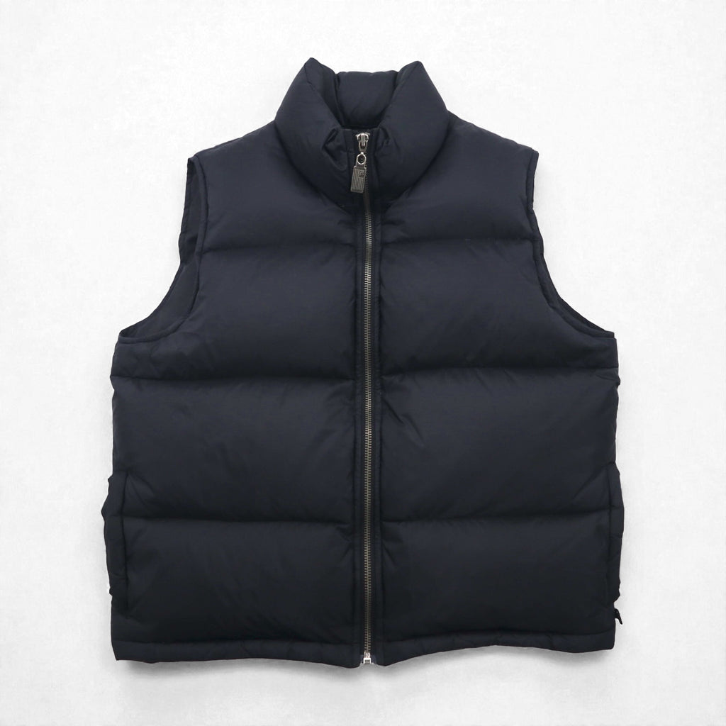 POLO JEANS CO. Ralph Lauren 90s Volume Down Vest, Size Small, Black, Lips Top