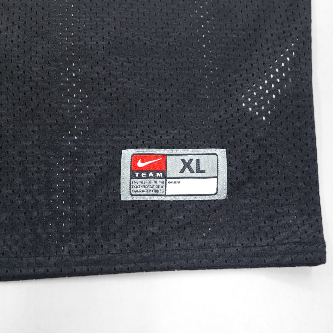 NIKE メッシュ ゲームシャツ XL ブラック ポリエステル スウォッシュ 678434-010 未使用品