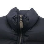POLO JEANS CO. Ralph Lauren 90s Volume Down Vest, Size Small, Black, Lips Top