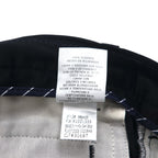 NAUTICA 2タック ワイド スラックスパンツ M ブラック RIGGER コットン