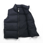 POLO JEANS CO. Ralph Lauren 90s Volume Down Vest, Size Small, Black, Lips Top