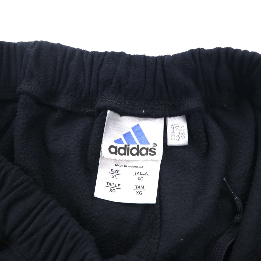 adidas 00s fleece easy pants track pants jersey XL black 3 stripes