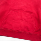 AND1 2000s Blank Sweatshirt, Size XL, Red, Solid Color, Fleece Lining, Front Pocket