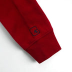 AND1 2000s Blank Sweatshirt, Size XL, Red, Solid Color, Fleece Lining, Front Pocket