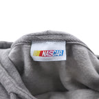 NASCAR Numbering Print Pullover Hoodie L Grey Cotton Racing DALE JR
